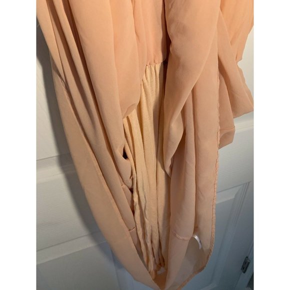 EUC Gibson & Latimer Maxi Dress Long Size M Orange - Picture 9 of 10